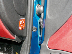 Werksseitige Lackierm�ngel an der A-S�ule