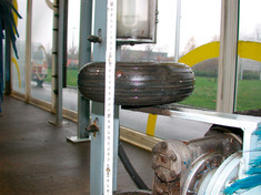 Vermessung der Anlagendetails, die mit dem Fahrzeug in Kontakt treten