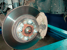 Bremsscheibe und Bremssattel