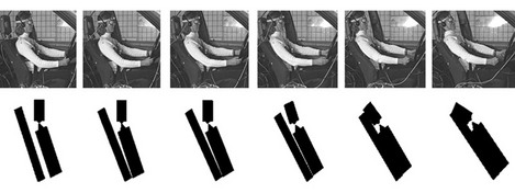 Bewegungssequenz nach Heckanprall