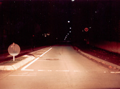 Gr��ere Entfernung: Fu�g�nger nicht erkennbar